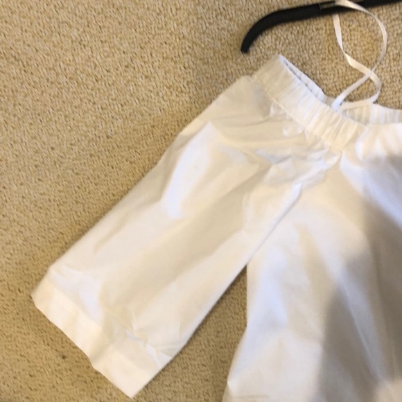 White Ann Taylor Off the Shoulder Blouse - Picture 2 of 2